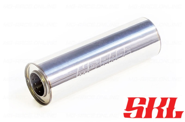 U10L38043 резонатор Ø 100 мм, длина 380 мм, труба 43 мм, камера