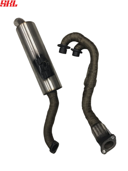 3B4W14711000 Выхлопная система  Yamaha Grizzly 700 2-Д