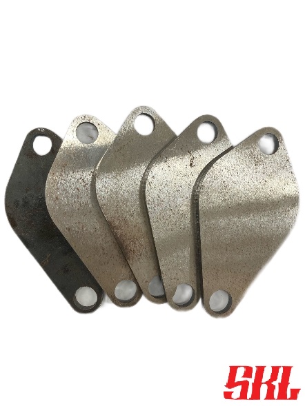 ZEGR-112X62X2 Заглушка клапана EGR SKL универсальная, 112 x 62мм, 2 отверстия Ø 12мм