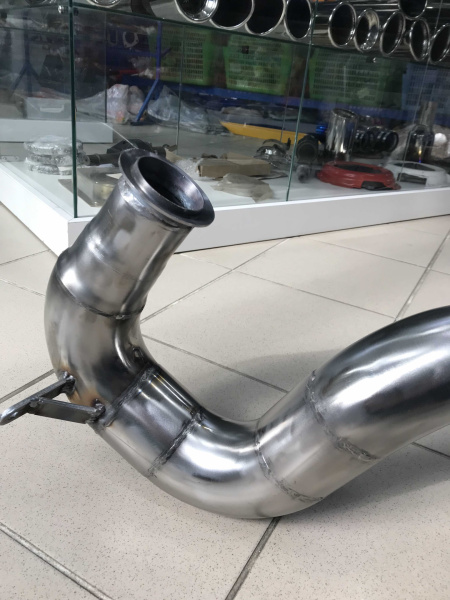 5N0254501DX приемная труба / даунпайп Volkswagen Tiguan 2.0TDI AT 4Motion 2011-2017 AISI 304