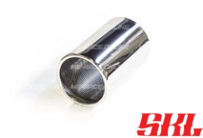 M100A насадка одинарная круглая 100 мм, длина 180 мм, прямая, завальцованная с перфорацией