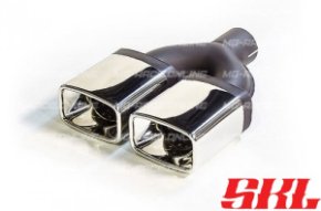 M2-10K насадка двойная эллипсная 95х65, длина 190 мм, завальцованная с рямкой короткая