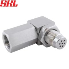 обманка катализатора Евро-3 с переходником и гайкой угловая