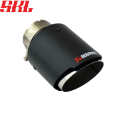 Насадка на глушитель Akrapovic style с карбоном 57х89мм