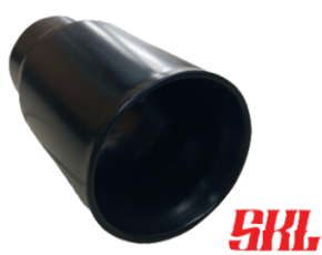 M1SK-80H Насадка одинарня круглая 80 мм, длина 135 мм, прямая, завальцованная, пустая SKL