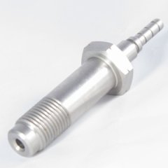 H658-31EXT фитинг папа, со вставкой удлинённый M10x1.00 Metric, нержавеющая сталь