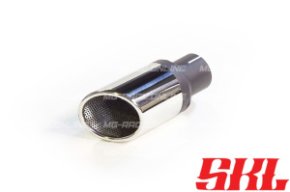 M1-90SSAR насадка одинарная круглая 90 мм, длина 200 мм, супер скошеная завальц. с перф. шов сбоку R