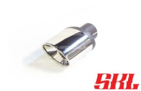 M1-27L насадка одинарная эллипсная 120х80 мм, длина 200 мм, косая, завальцованная с рюмкой L