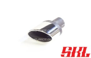 M1-27HRK насадка одинарная эллипсная 120х80 мм длина 170 мм, косая, завальц. пустая, короткая R