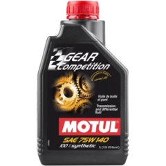 101161 Масло трансмиссионное MOTUL GEAR COMPETITION 75w-140 1л
