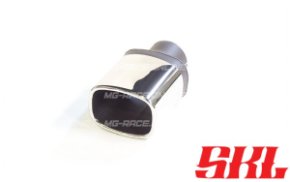 M1-24H насадка одинарная прямоугольная 105х75 мм, длина 200 мм, прямая, завальцованная пустая