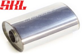 36611 пламегаситель корпус 105х170 мм, длина 210 мм, труба 63 мм, диффузор