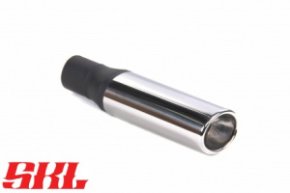 M1-10D насадка одинарная эллипсная 95х65 мм, длина 230 мм, прямая, завальцованная с рюмкой, удлинён.