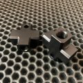 TEE_BLACK тройник аллюминиевый анадированный 10х1, конус выпуклый