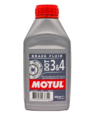 102718 Тормозная жидкость MOTUL DOT 3&4 BRAKE FLUID 500мл