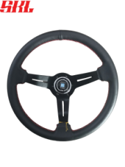 Руль спортивный Nardi с выносом экокожа с перфорацией