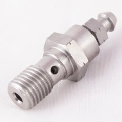 H160-32BNC короткий банджо болт, M10x1.25 Metric, (включает 8x1.00 Прокачной ниппель), нерж. сталь