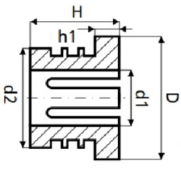 HLM00020 Втулка вала рулевой рейки 26,00/36,00*25,80