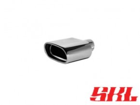 M1-21-1 насадка одинарная овальная 145х75 мм, длина 200 мм, косая, завальцованная с перфорацией