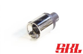 M1-90B насадка одинарная круглая 90 мм, длина 200 мм, прямая, завальцованная с рюмкой