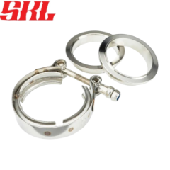 V-band хомут с фланцами 3 (76мм) с проточкой папа-мама