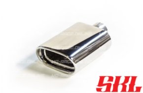 M1-21-1D Насадка одинарная овальная 145х75 мм, длина 230 мм, косая завальц. с перфорацией удлинённая