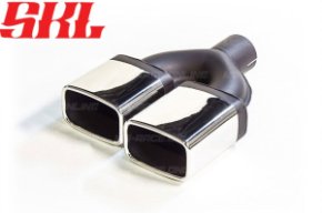 M2-54HL насадка двойная прямоугольная 100х70 мм, длина 240 мм, прямая, завальцованная пустая L