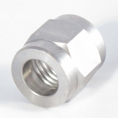 H650-04-M122CN фитинг мама для Dash 04, без вставки, M12 x 1.25 Metric, нержавеющя сталь
