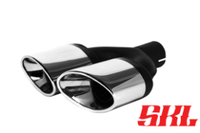 M2-27 насадка двойная эллипсная 120х80 мм, длина 230 мм, косая, завальцованная с рюмкой