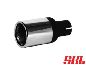 M1-120A насадка одинарная круглая 120 мм, длина 180 мм, прямая, завальцованная с перфорацией