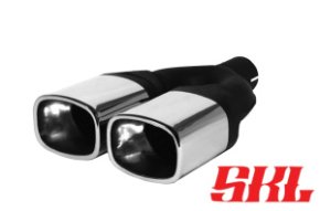 M2-24 насадка двойная прямоугольная 105х75 мм, длина 240 мм, прямая, завальцованная с рюмкой