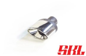 M1-28K насадка одинарная эллипсная 120х80 мм, длина 170 мм, косая,завальцованная с рюмкой, короткая