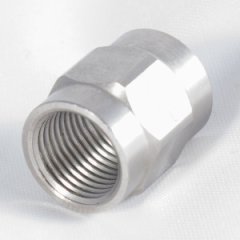 H650-03CN фитинг мама, без вставки, 3/8 x 24 JIC, нержавеющая сталь
