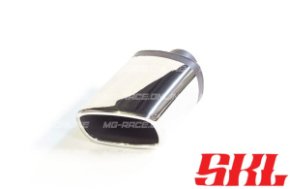 M1-33HR насадка одинарная прямоугольная 115х85 мм, длина 200 мм, косая, завальцованная пустая R