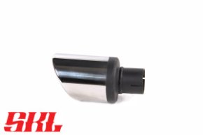 M1-100SSAL насадка одинарная круглая 100 мм, длина 200 мм супер скошеная завальц. с перф шов сбоку L