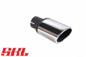 M1-27HL насадка одинарная эллипсная 120х80 мм, длина 200 мм, косая, завальцованная пустая L