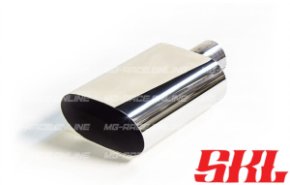 M1-21DH насадка одинарная овальная 145х75 мм, длина 230 мм, косая, пустая, удлинённая