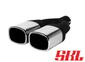 M2-24H насадка двойная прямоугольная 105х75 мм, длина 240 мм, прямая, завальцованная пустая