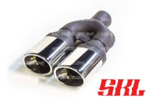 M2-10R насадка двойная эллипсная 95х65 мм, длина 220 мм, прямая, завальцованная с рюмкой R