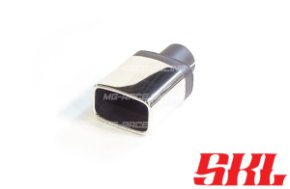 M1-54H насадка одинарная прямоугольная 100х70 мм, длина 200 мм, прямая, завальцованная пустая