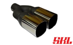 M2-11H насадка двойная прямоугольная 73х73 мм, длина 220 мм, прямая, пустая