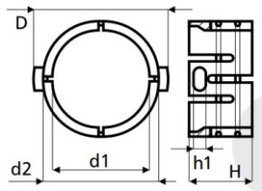 HLV00012 Втулка рулевой рейки Ford Tranzit 30,2*32,2*39,4*1,9*15